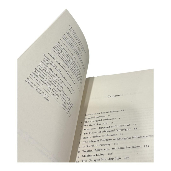 First Nations? Second Thoughts Tom Flanagan Second Edition Paperback Canada - Picture 3 of 9